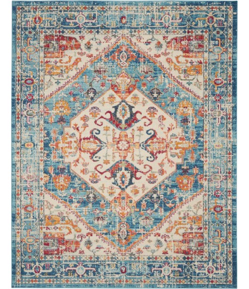 Nourison Passion Area Rug PSN23-Ivory/Light Blue