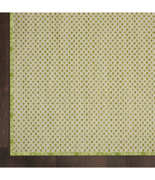 Nourison Courtyard Area Rug COU01 Ivory Green 2' x 3'