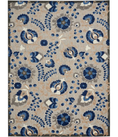 Nourison Aloha Area Rug ALH17-Natural/Blue