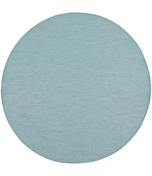 Nourison Positano Round Area Rug POS01-Aqua