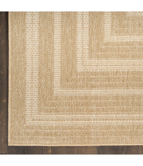 Nourison Tulum Taupe Ivory TLM04 6 ft. X 9 ft. Rect. Rug