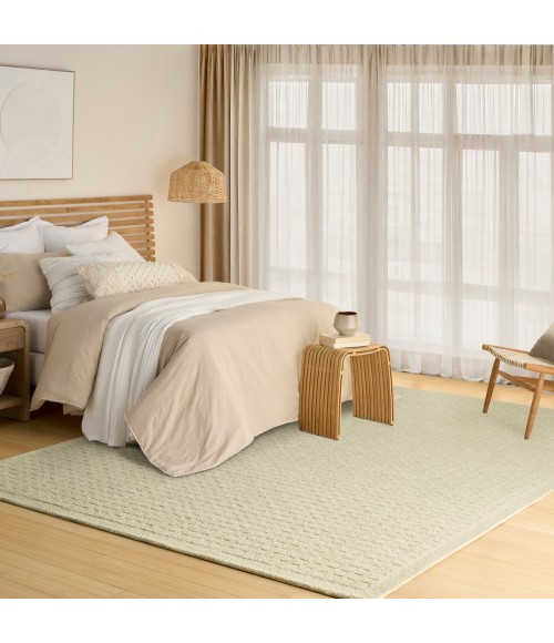 DKNY Pure Grids Light Green PGR01 9 ft. X 12 ft. Rect. Rug