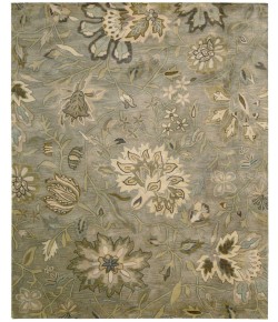 Nourison Jaipur - Ja41 Silver Area Rug 5 ft. 6 X 8 ft. 6 Rectangle