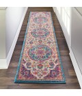 Nourison Passion Area Rug PSN22 Ivory/Multi 2'2" x 10'