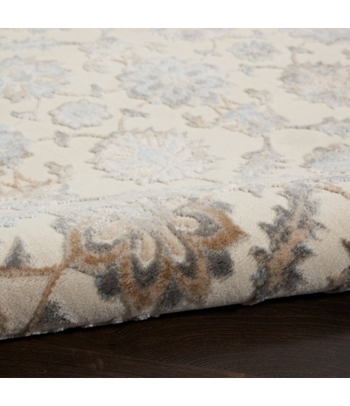 Nourison GRAND VILLA Area Rug Kathy Ireland Grand Villa Area Rug KI82-Cream