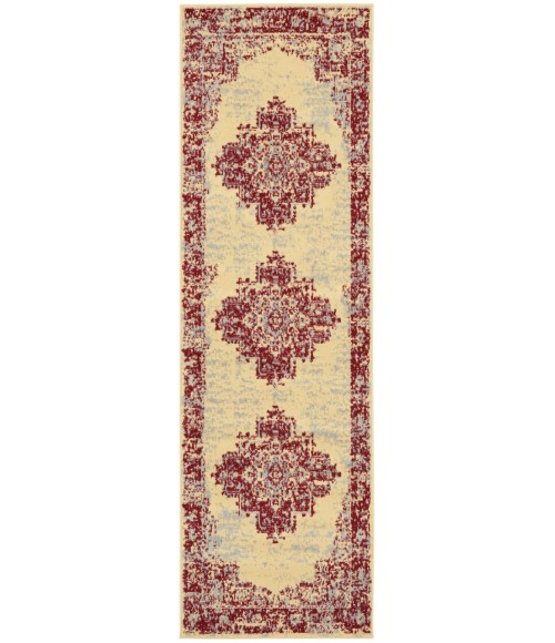 Nourison Grafix Area Rug GRF14-Cream/Red