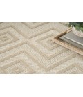 Nourison Versatile Cream NRV01 6 ft. X 9 ft. Rectangle Rug
