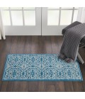 Nourison Jubilant Runner Area Rug JUB06-Ivory/Blue