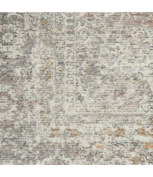 Nourison STARRY NIGHTS Area Rug Nourison Starry Nights Area Rug STN03-Silver/Cream