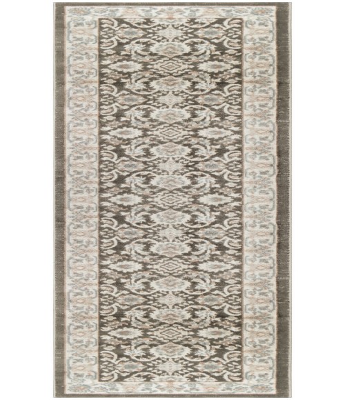 Nourison Serenity Home Ivory Grey Blue SRH02 2 ft. 2 in. X 7 ft. 6 in. Rectangle Rug