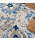 Nourison Aloha Area Rug ALH17-Blue/Grey