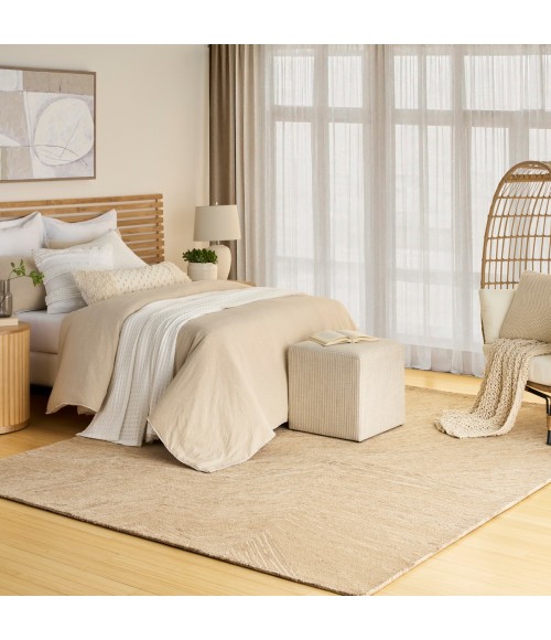 DKNY Pure Angles Camel ANG01 9 ft. X 12 ft. Rect. Rug