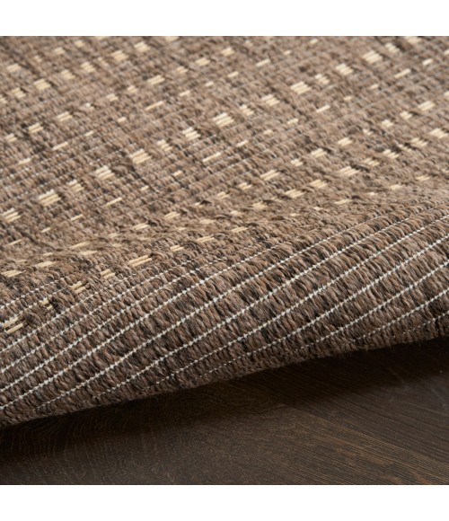 Nourison Tulum Brown TLM01 5 ft. 3 in. X 7 ft. Rect. Rug