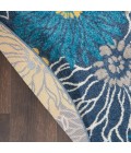 Nourison Passion Round Area Rug PSN17-Blue