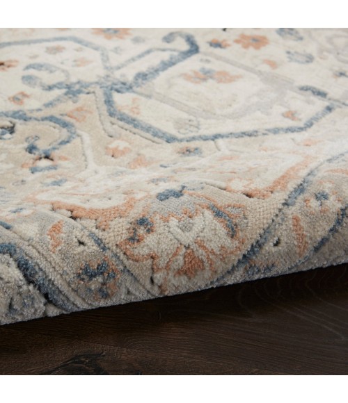 Kathy Ireland Malta Area Rug MAI15-Ivory/Grey