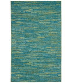 Nourison Essentials - Nre01 Blue Green Area Rug 9 ft. X 12 ft. Rectangle