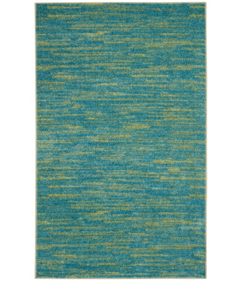Nourison ESSENTIALS Area Rug Nourison Essentials Area Rug NRE01-Blue Green