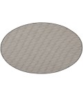 Nourison Courtyard Ivory/Charcoal COU01 4 ft. Round Rug