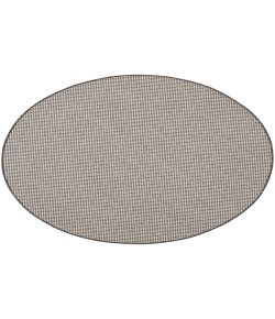 Nourison Courtyard Ivory/Charcoal COU01 4 ft. Round Rug