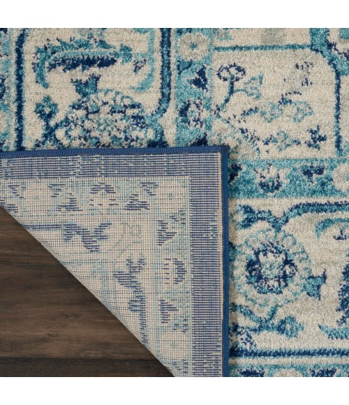 Nourison Tranquil Area Rug TRA06-Ivory/Navy