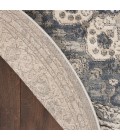 Nourison Quarry Grey/Ivory QUA07 4 ft. X Round Rug