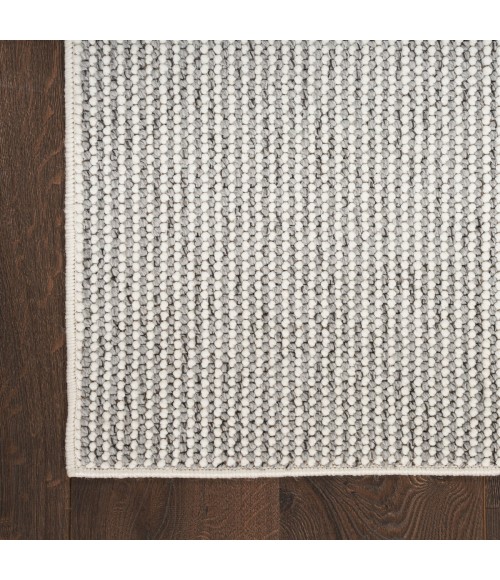 Nourison Textured Home Ivory Grey TXH01 3 ft. 11 in. X 5 ft. 11 in. Rect. Rug