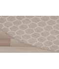 Nourison Reversible Indoor Outdoor Grey RVB01 8 ft. Round Rug