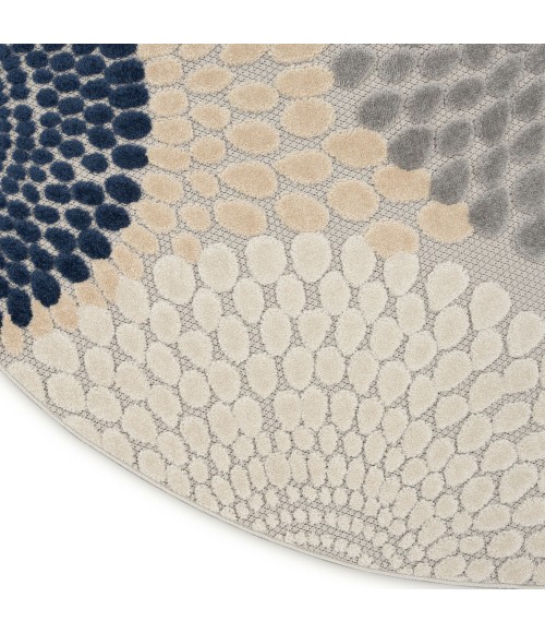 Nourison Aloha Area Rug ALH29 Blue/Grey