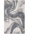 Nourison Astra Machine Washable Ivory Grey ASW15 4 ft. X 6 ft. Rectangle Rug