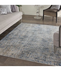 kathy ireland Home Ki26 Desert Skies - Dsk04 Blue Area Rug 3 ft. 9 X 5 ft. 9 Rectangle