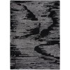 Michael Amini Ma30 Star - Smr02 Black Ivory Area Rug 5 ft. 3 in. X 7 ft. 3 in. Rectangle