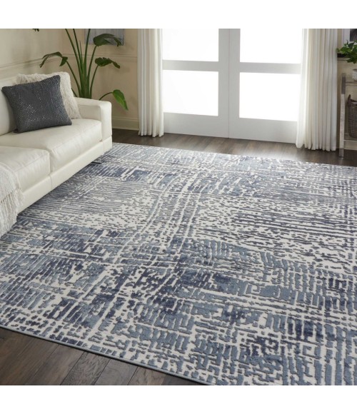Nourison URBAN DECOR Area Rug Nourison Urban Decor Area Rug URD01-Slate/Ivory