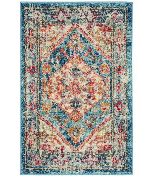 Nourison Passion Area Rug PSN23-Ivory/Light Blue