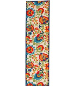 Nourison Aloha - Alh17 Multicolor Area Rug 2 ft. X 6 ft. Rectangle