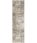 Nourison Concerto Ivory Beige CNC17 2 ft. 2 in. X 10 ft. Rect. Rug