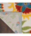 Nourison Aloha Area Rug ALH17-Ivory/Multi