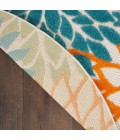 Nourison Aloha Area Rug ALH05 Turquoise Multicolor