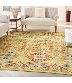 Nourison Allur - Alr03 Yellow Multicolor Area Rug 7 ft. X 10 ft. Rectangle