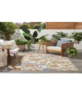 Nourison Aloha Ivory Blue ALH17 5 ft. 3 in. X 7 ft. 5 in. Rectangle Rug