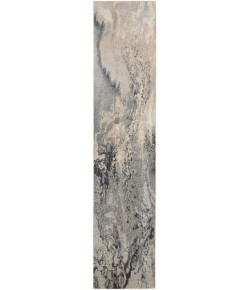 Nourison Maxell - Mae08 Grey Area Rug 2 ft. 2 X 10 ft. Rectangle