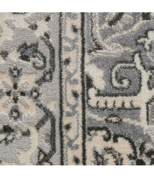 Nourison GRAND VILLA Area Rug Kathy Ireland Grand Villa Area Rug KI80-Grey