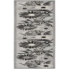 Nourison Aloha Black White ALH33 2 ft. 3 in. X 12 ft. Rectangle Rug