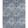 Nourison Damask - Das06 Ivory Navy Area Rug 8 ft. X 10 ft. Rectangle