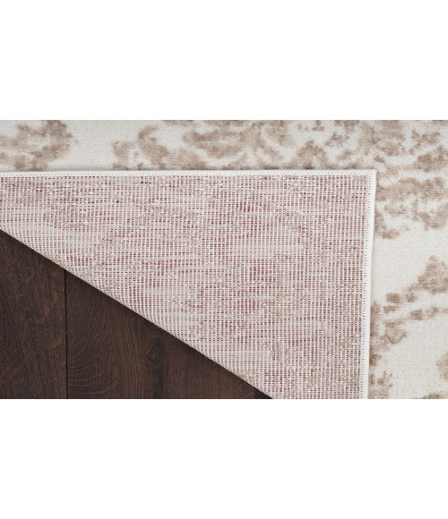 Nourison Jubilant Ivory Beige JUB09 5 ft. 3 in. X 7 ft. 3 in. Rectangle Rug
