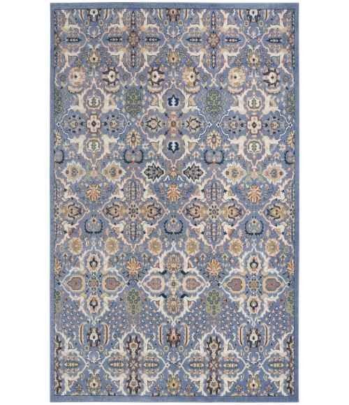 Nourison Allur Light Blue ALR03 7 ft. X 10 ft. Rectangle Rug