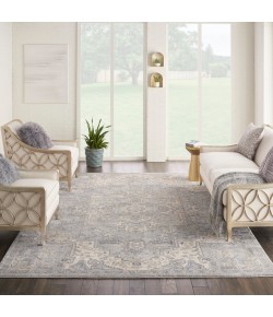 kathy ireland Home Ki38 Moroccan Celebr - Ki382 Silver Area Rug 7 ft. 10 X 10 ft. 6 Rectangle