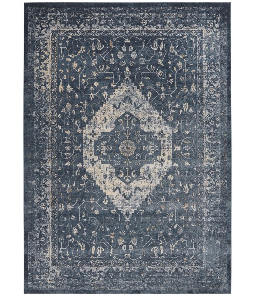 kathy ireland Home Malta Area Rug MAI11-Navy