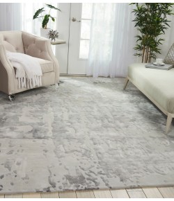 Nourison Prismatic - Prs12 Silver Grey Area Rug 7 ft. 9 in. X 9 ft. 9 in. Rectangle