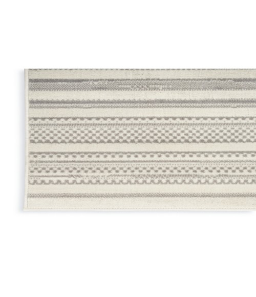 Nourison Grafix Ivory Grey GRF41 2 ft. X 4 ft. Rectangle Rug