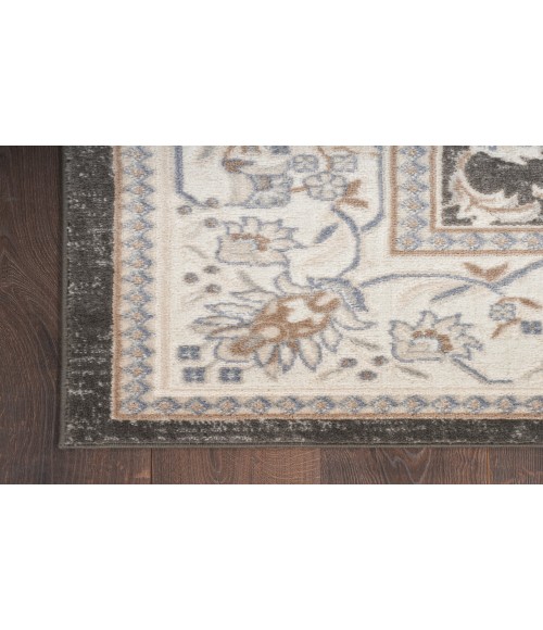 Nourison Serenity Home Ivory Grey Blue Rug SRH02 9 ft. X 12 ft. Rectangle - Rugs Town Nourison Serenity Home Ivory Grey Blue SRH02 9 ft. X 12 ft. Rectangle Rug